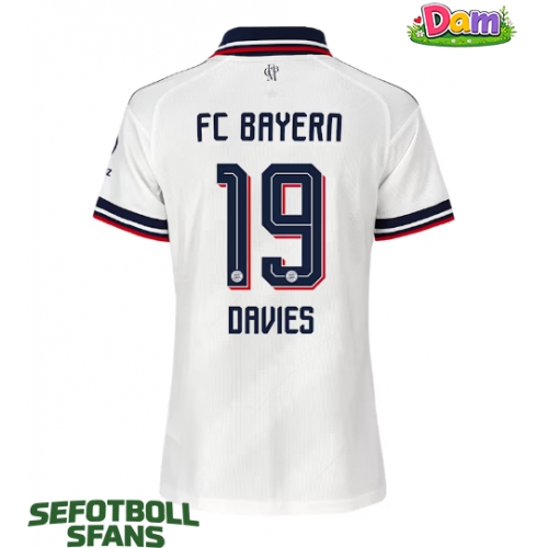 Bayern Munich Alphonso Davies #19 Bortatröja Kvinnor 2026-27 Kortärmad